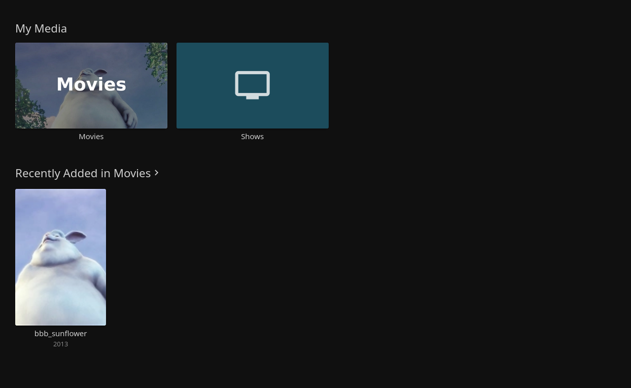 jellyfin with a movie showing up.png